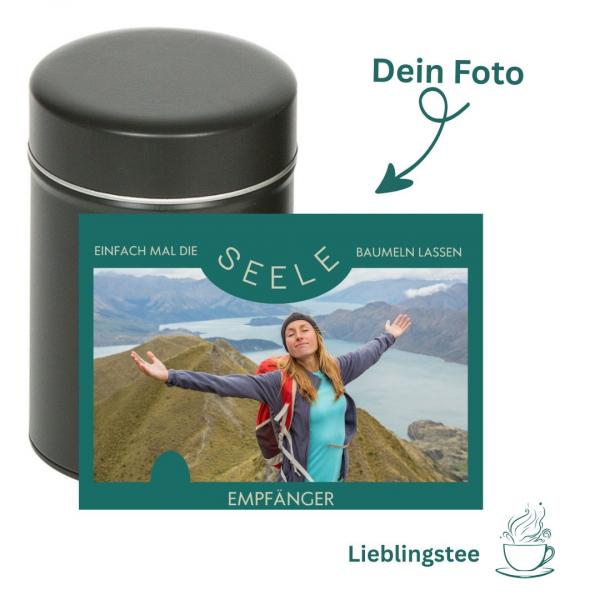 Teegeschenk Teedose Lieblingstee | personalisiert mit Foto